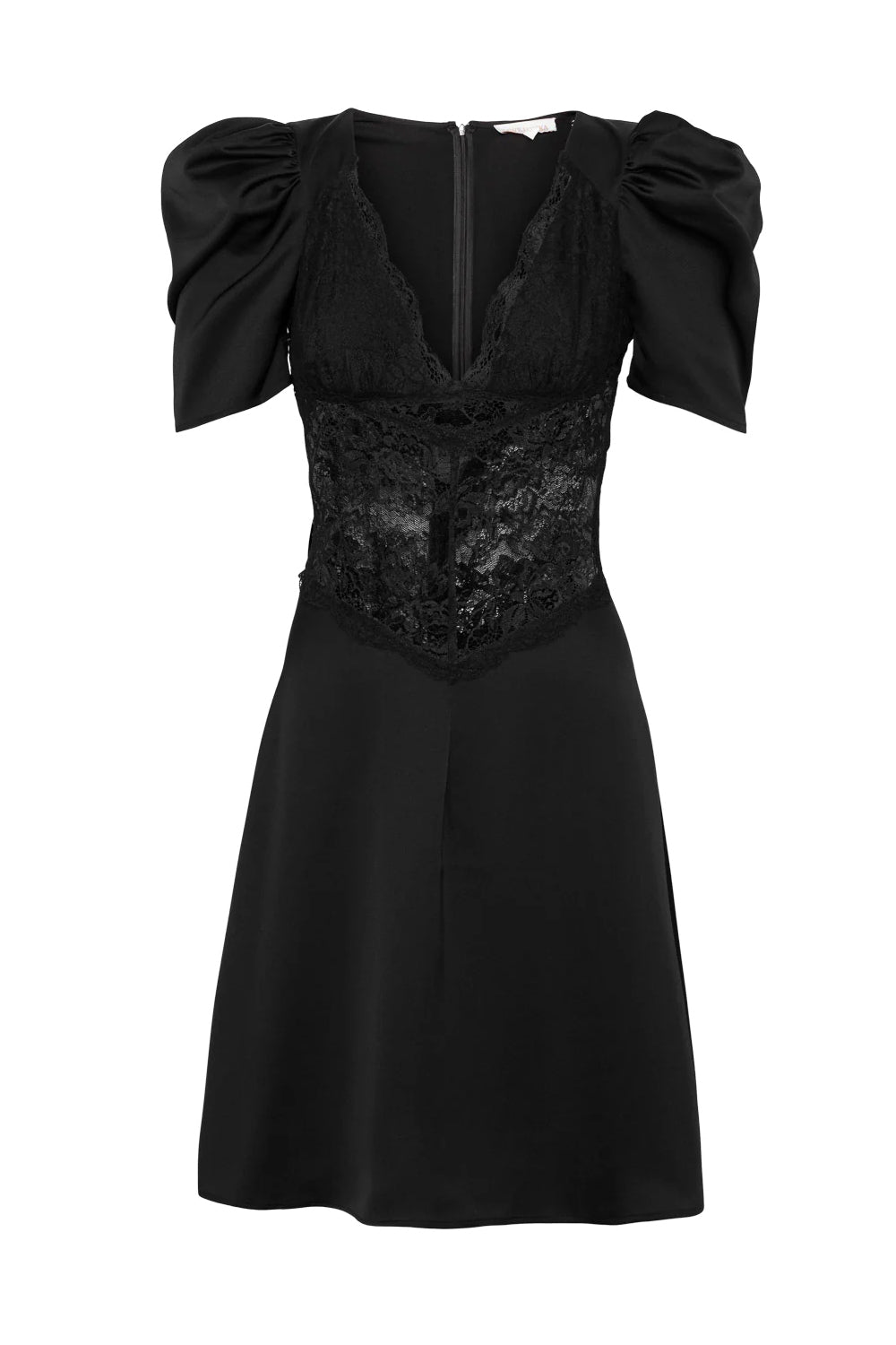 Francis Lace Mini Dress Black