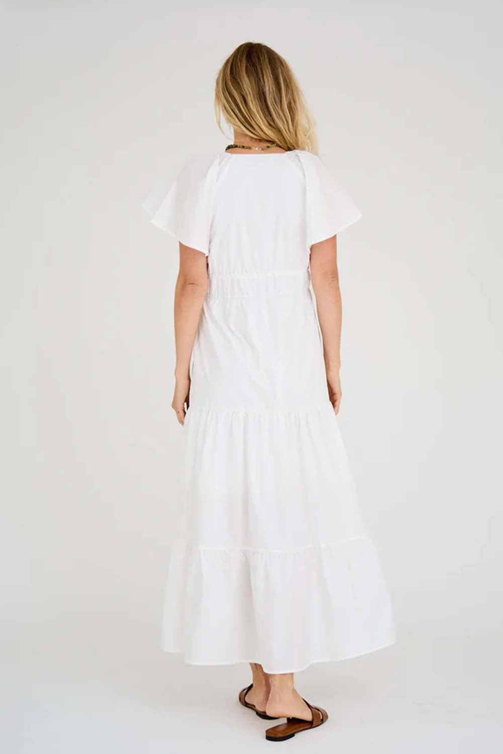 Fransisko Maxi Dress White