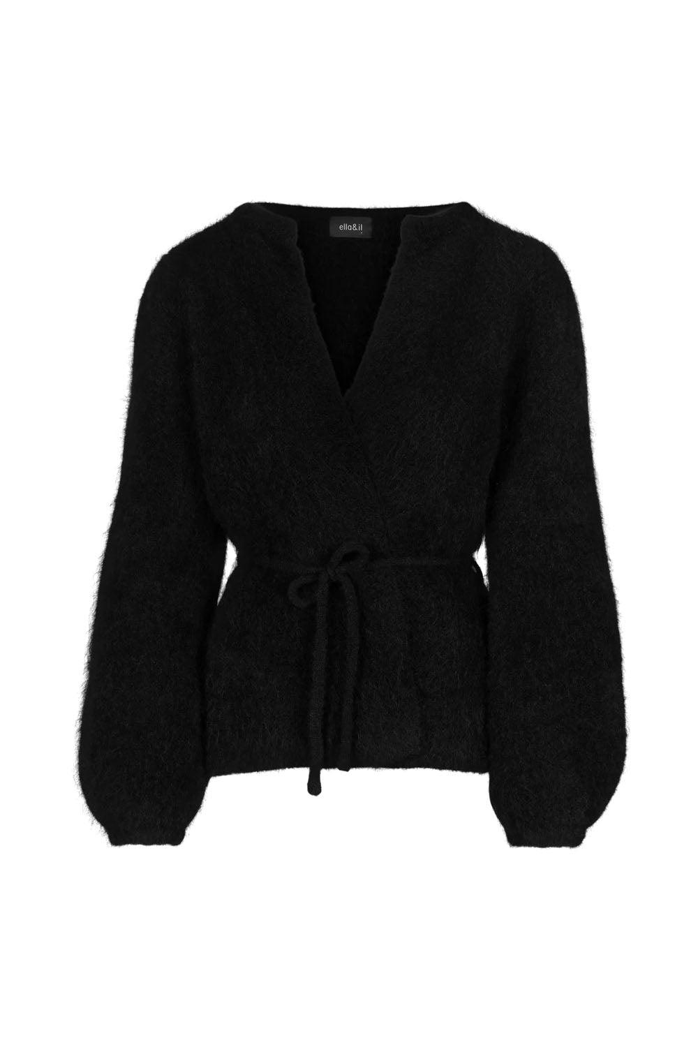 Fredrikke Chunky Cardigan Black