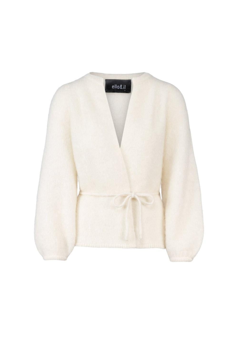Fredrikke Chunky Cardigan Bright White