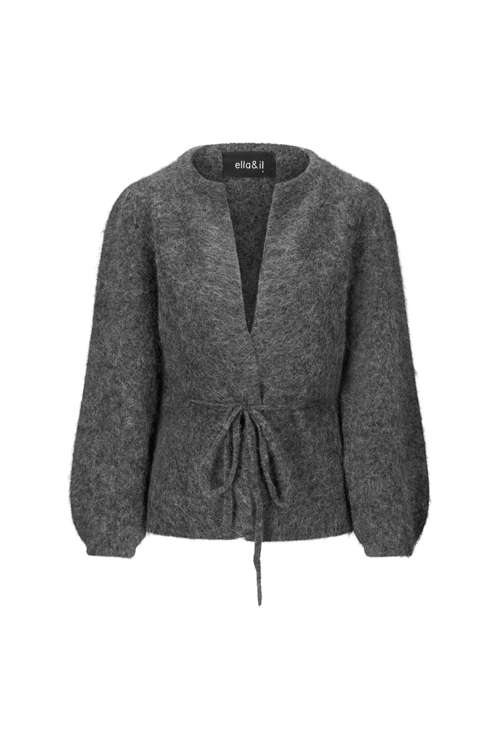 Fredrikke Chunky Cardigan Charcoal