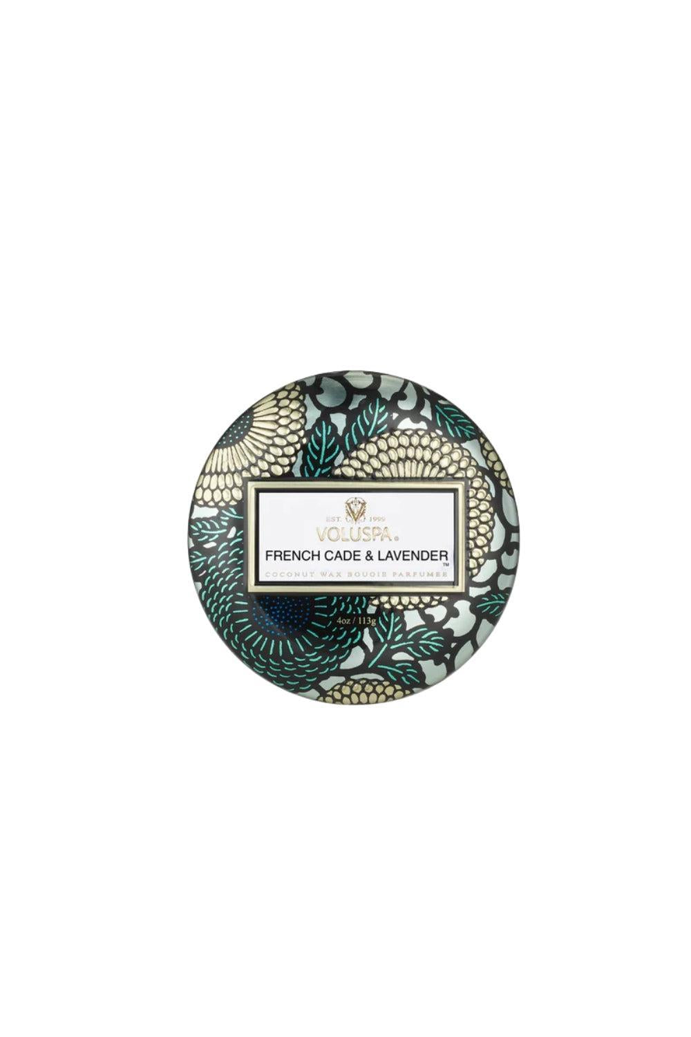 French cade & Lavender mini tin candle 113g