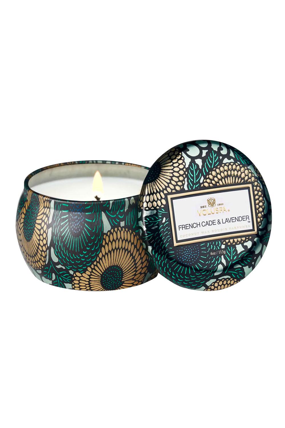 French cade & Lavender mini tin candle 113g