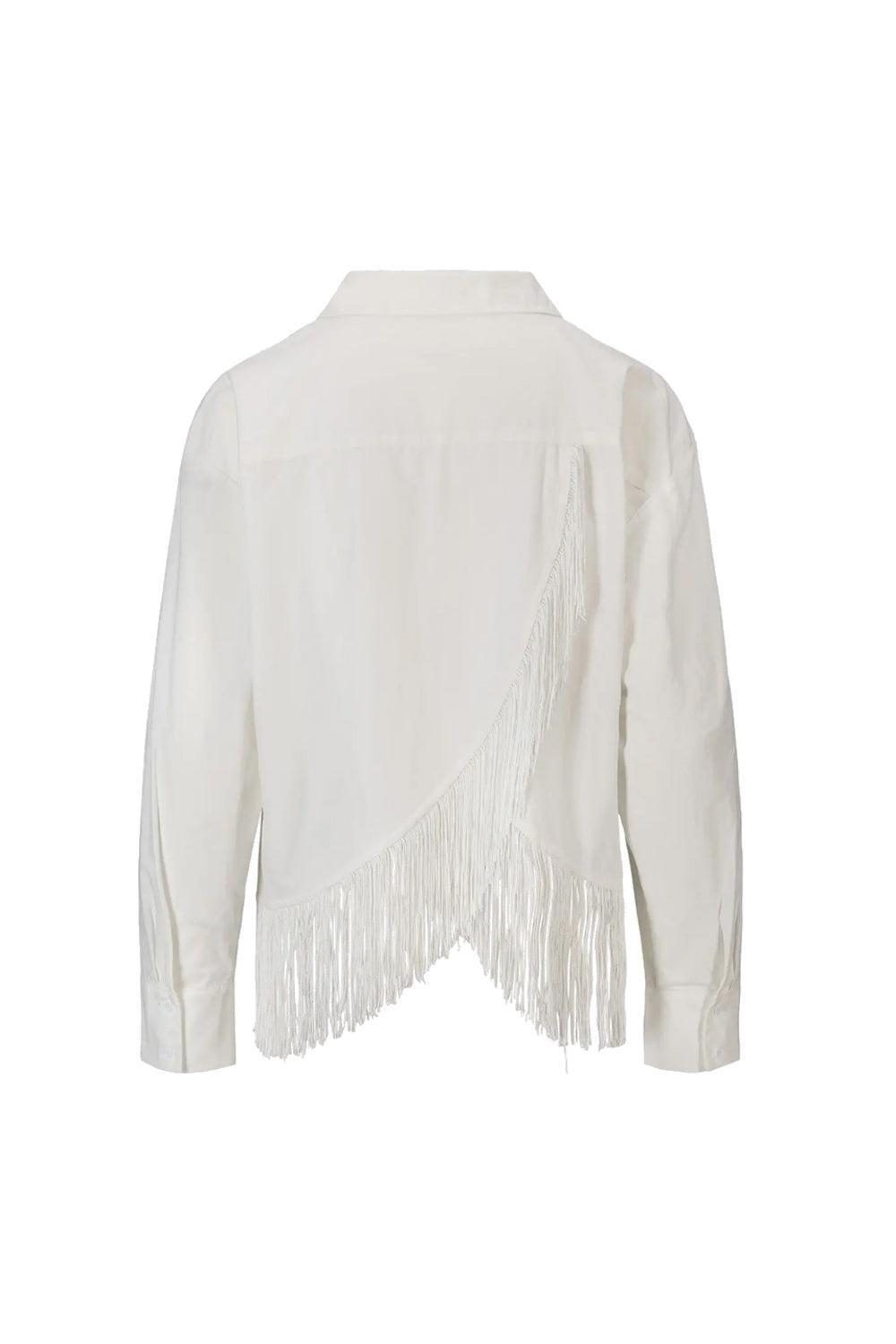 Fringe Shirt White
