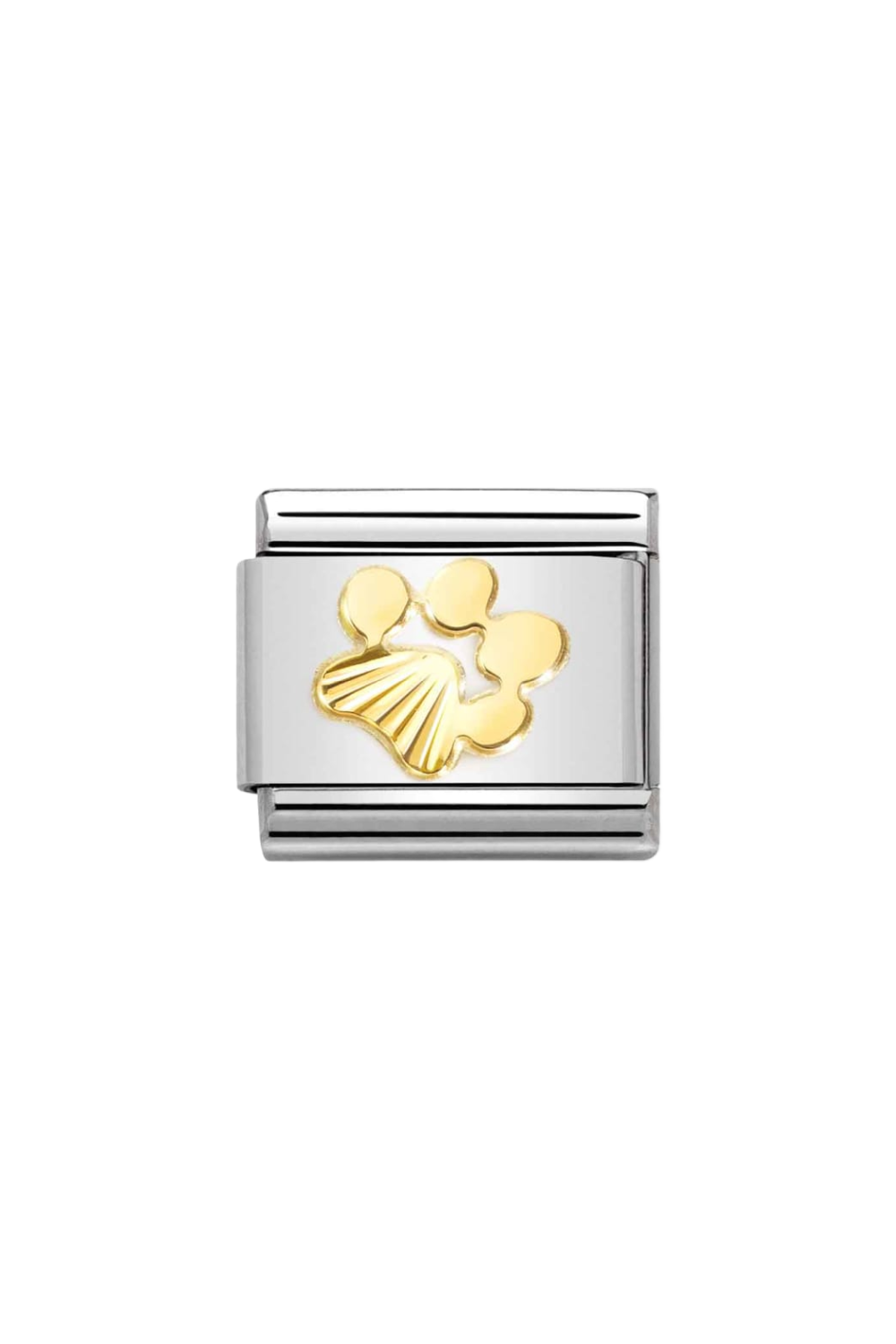 Fun 18k Gold Dog Footprint