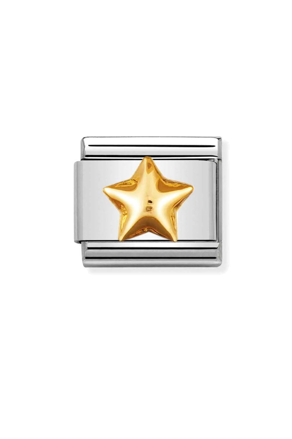 Fun 18k Gold Raised star