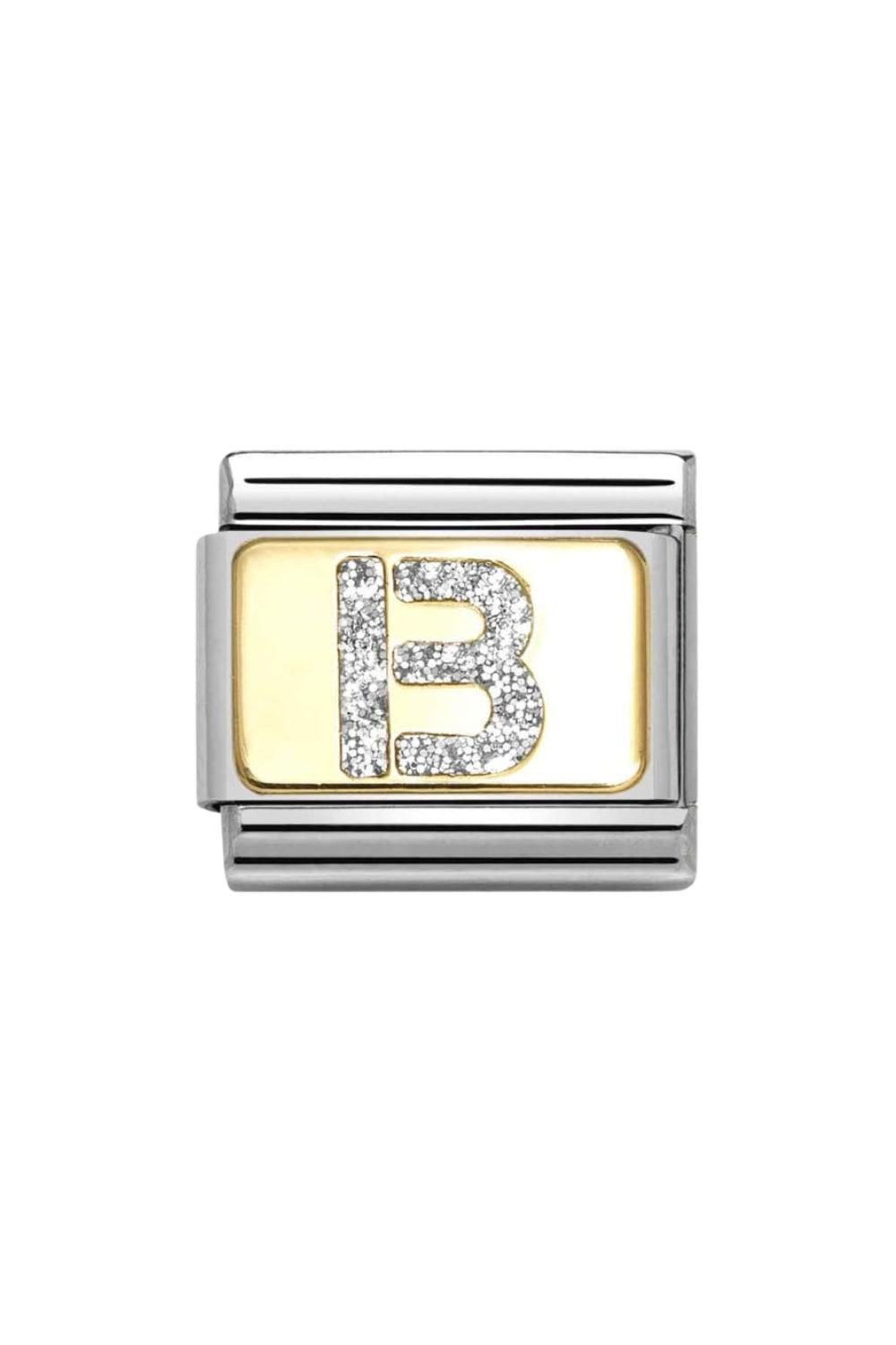 GLITTER LETTERS 18k Gold & Enamel