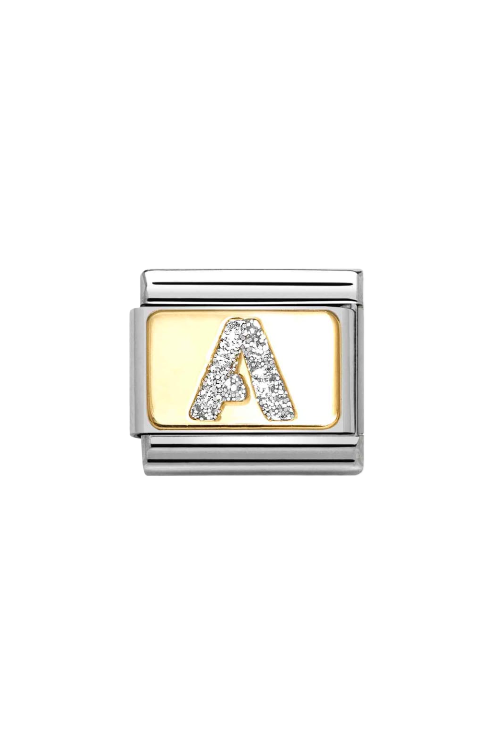 GLITTER LETTERS 18k Gold & Enamel