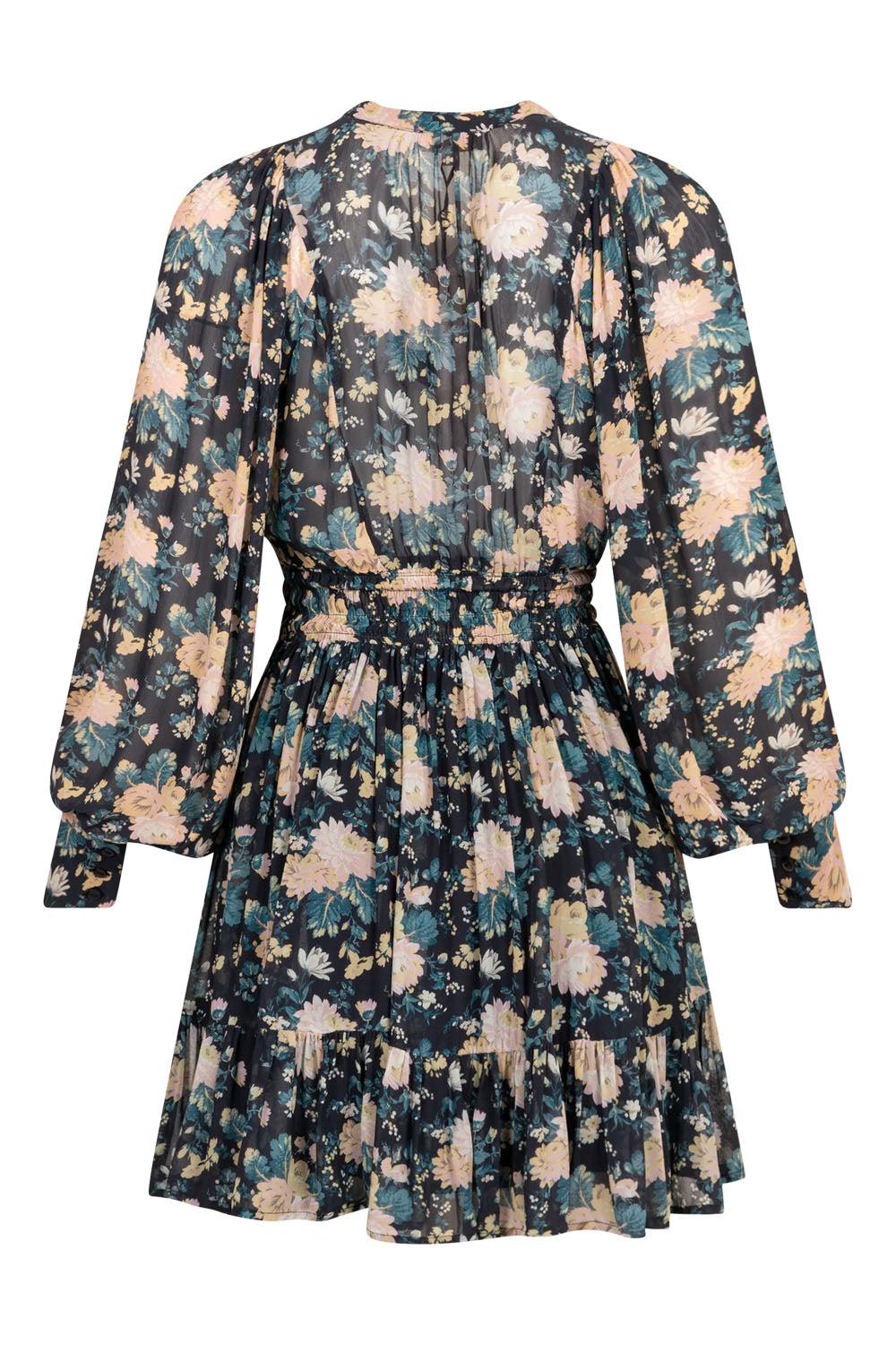 Georgette Mini Dress Midnight