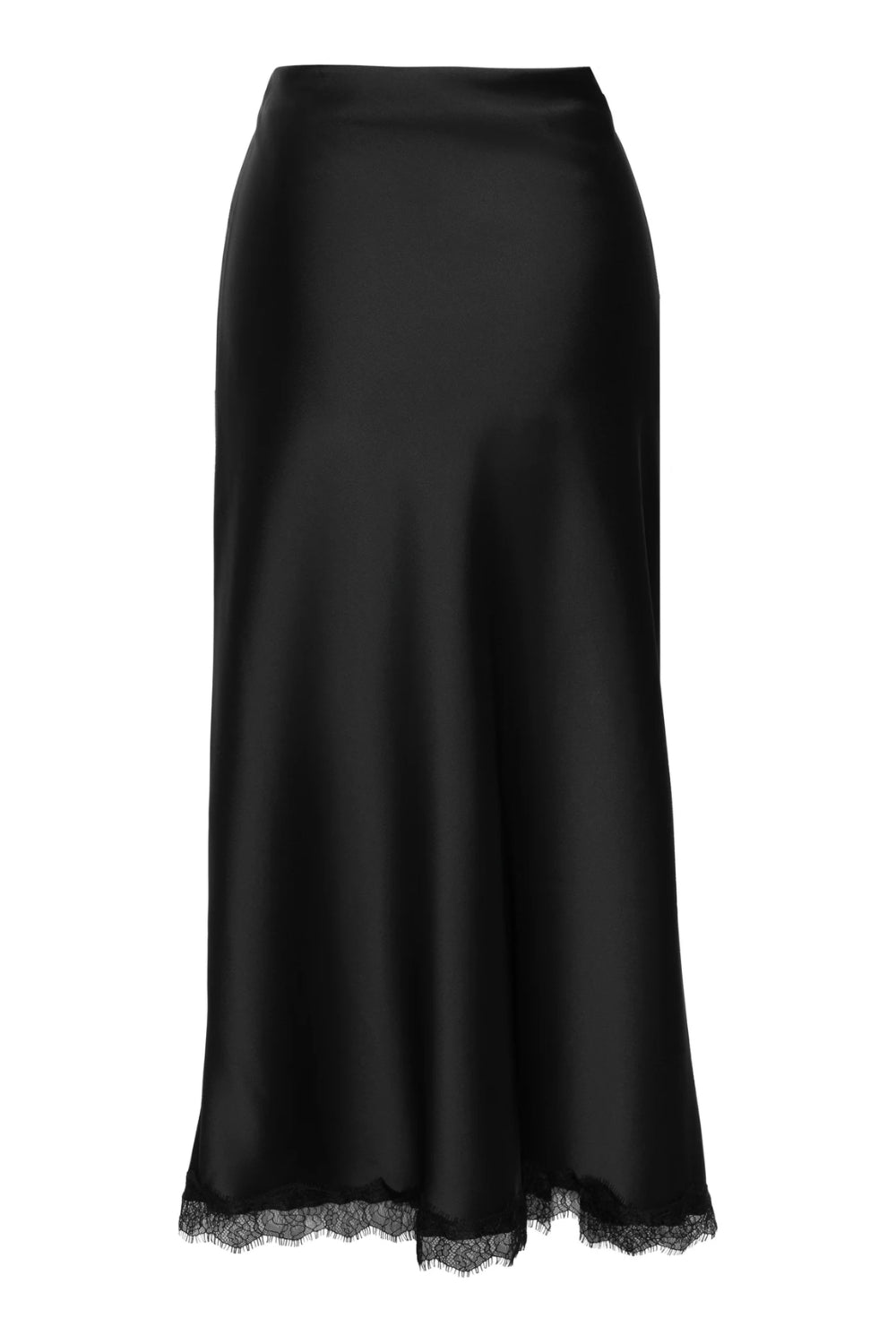 Georgie Midi Skirt Black Love Lolina