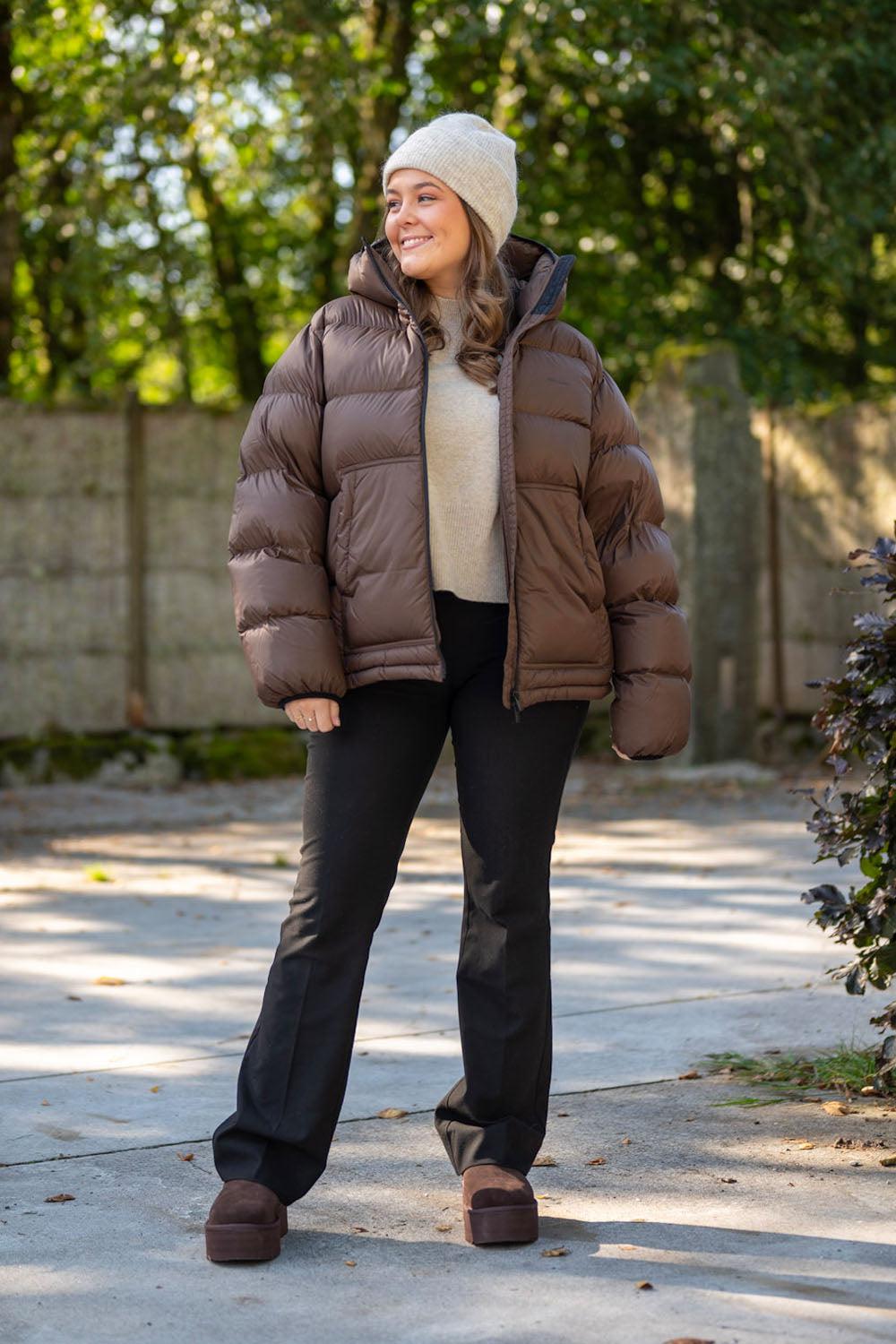 Gilja Down Jacket Brown
