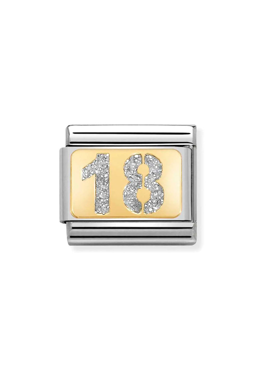 Glitter Plates 18k Gold & enamel 18 silver