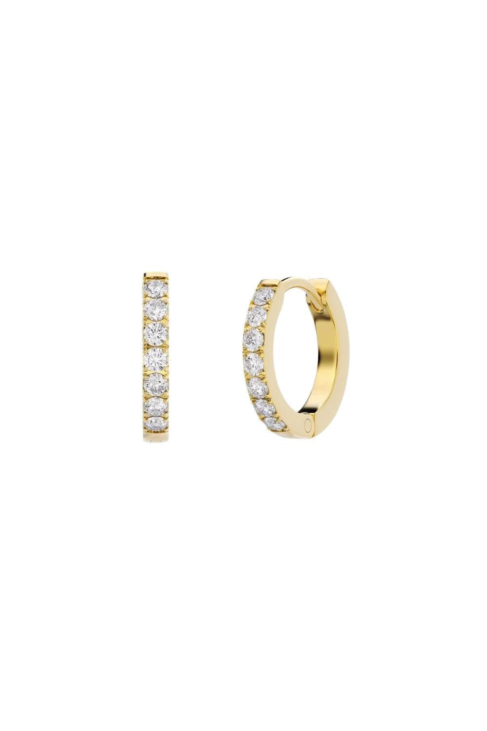 Glow Hoops M Gold