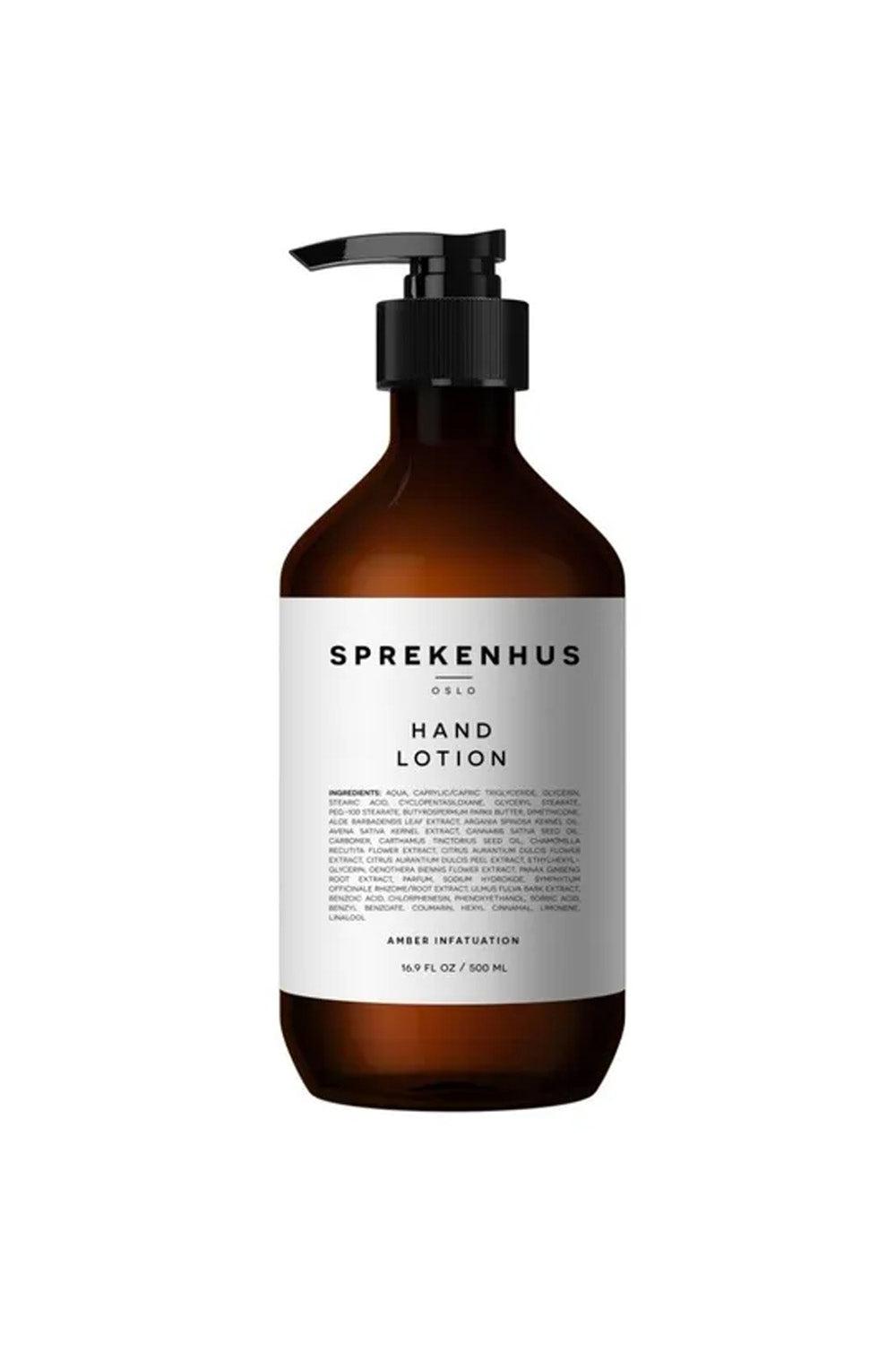 Hand Lotion 500 ml Amber Infatuation