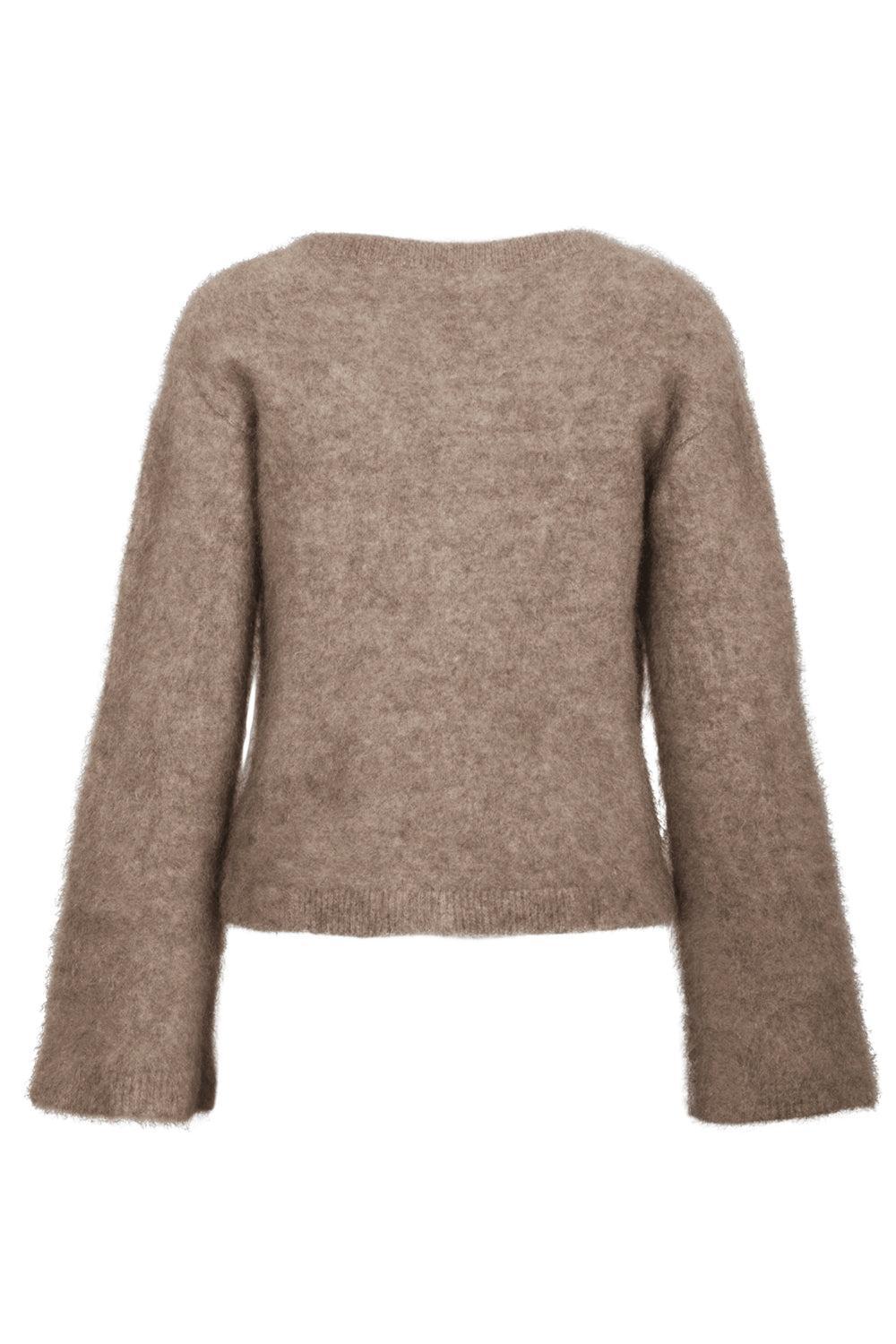 Hannah cardigan dark sand