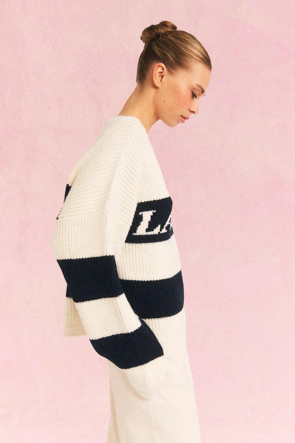 Harbor Strikkegenser Offwhite