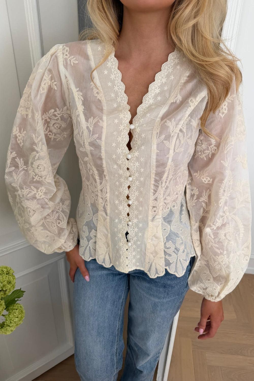 HazelIC Shirt Vintage Off White