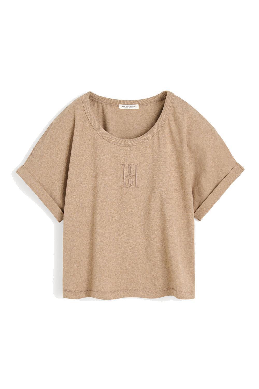 Hedalia Organic Cotton T-shirt Beige Melange