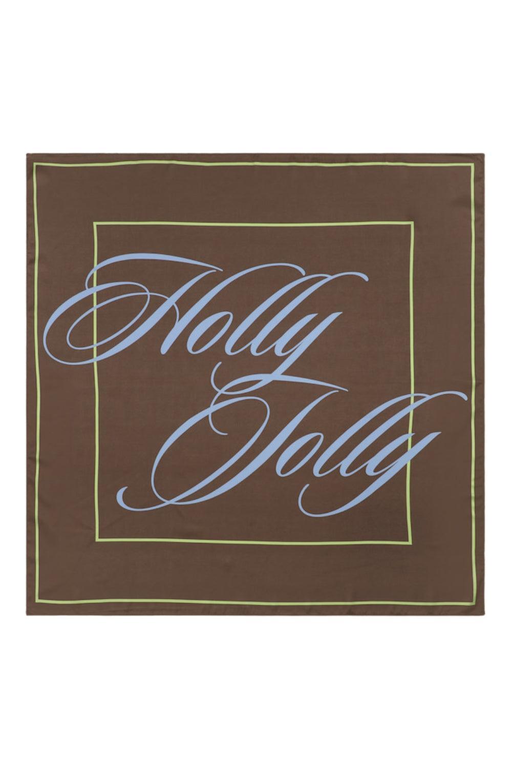 Holly Jolly Scarf Brown