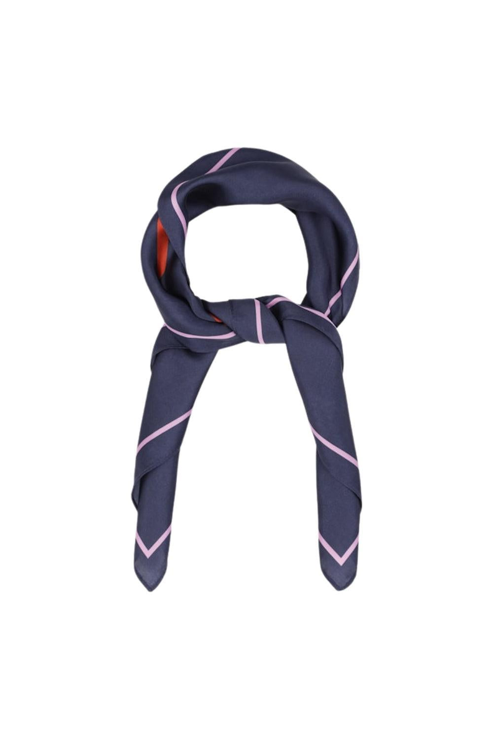 Holly Jolly Star Scarf Dark Blue