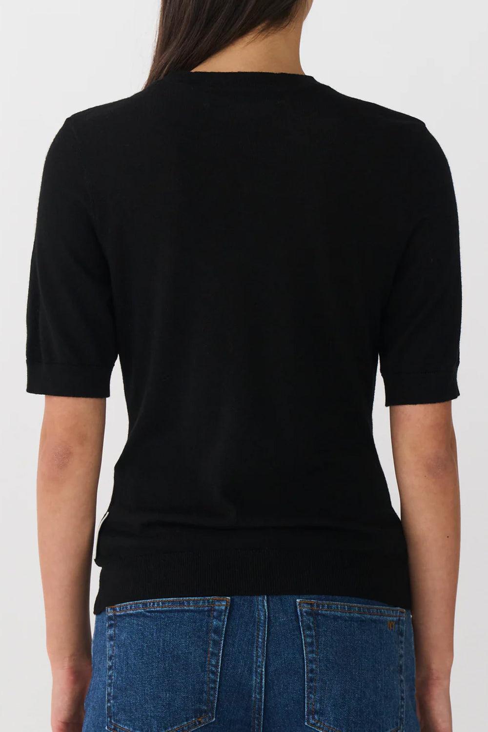 IVY-Essex SS O-neck knit black