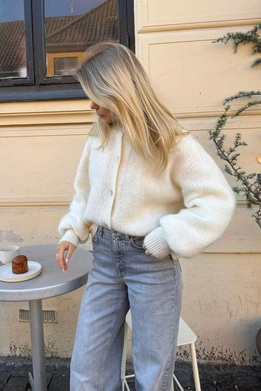 Ida Cardigan White
