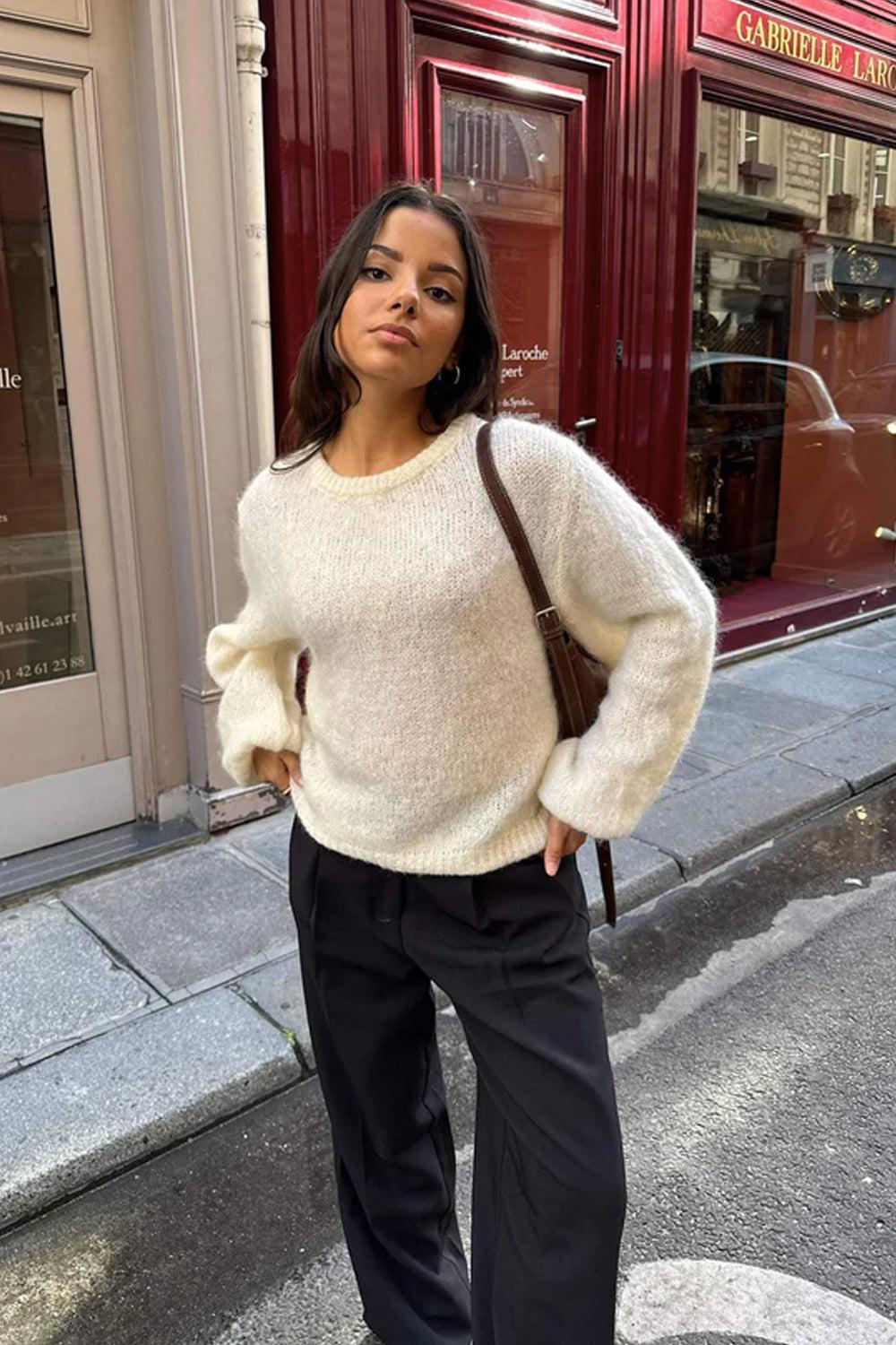 Ida Pullover White