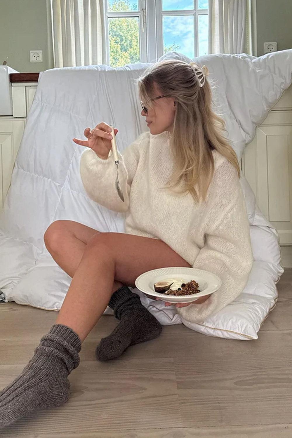 Ida Pullover White