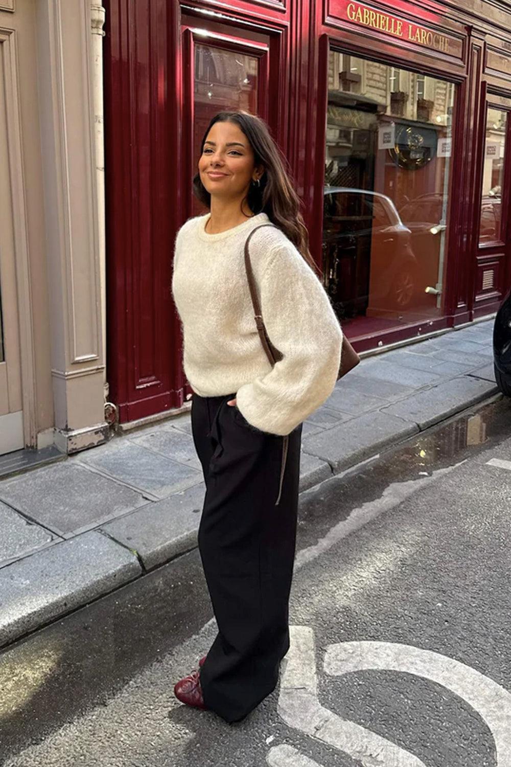 Ida Pullover White