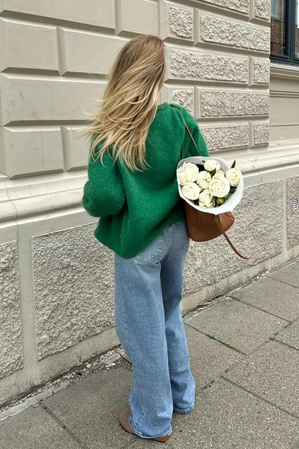 IdaIC Cardigan Green