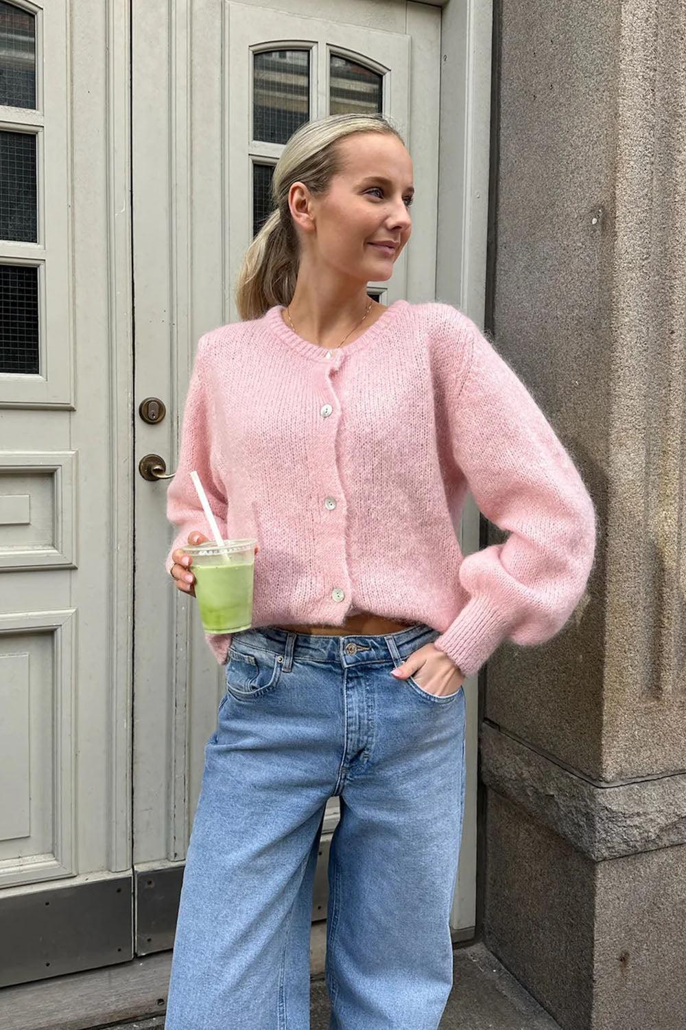 IdaIC Cardigan Light Pink