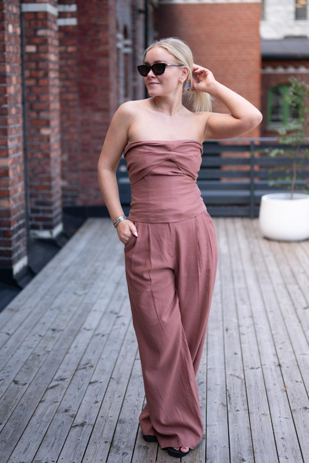 Izza Top Terracotta