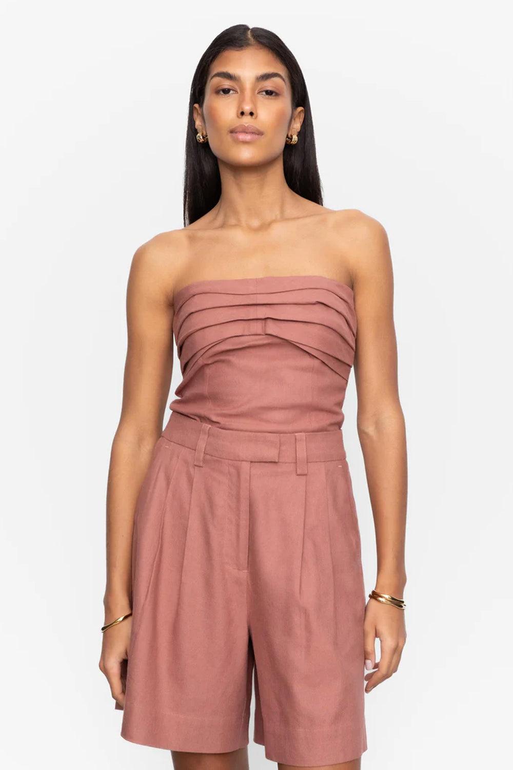 Izza Top Terracotta