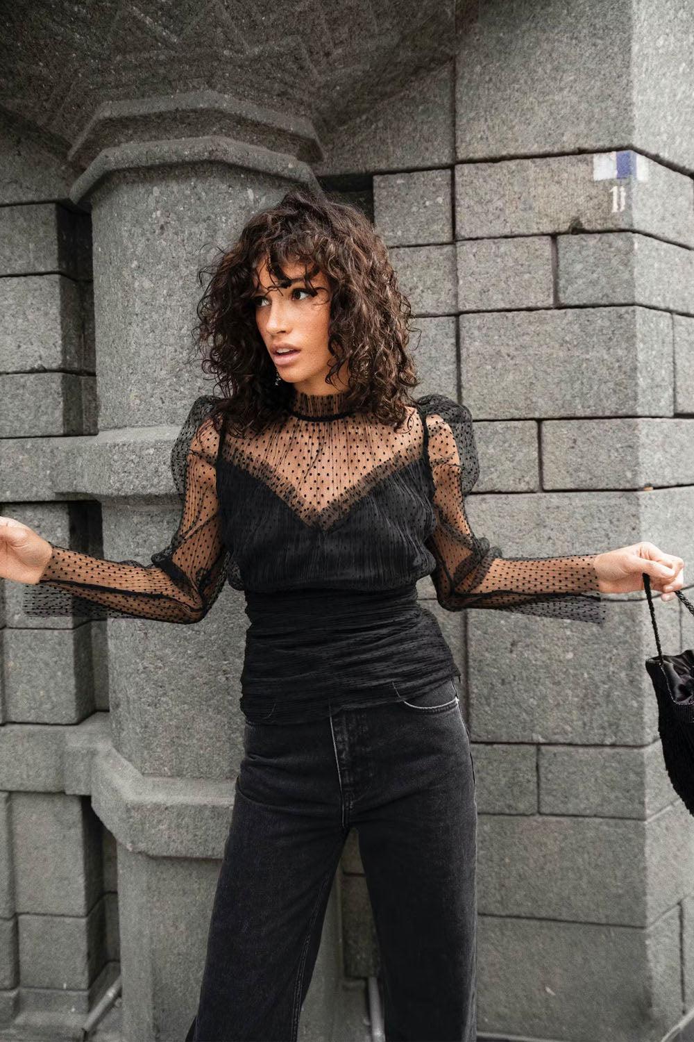 Janet Top Black
