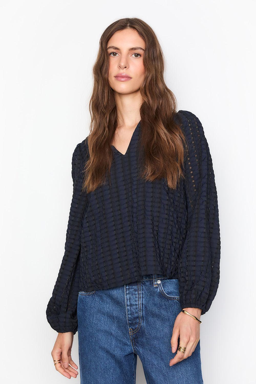 Jayne Blouse Navy