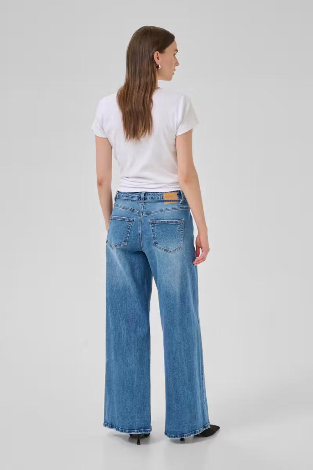 Jeans Wide MWKaro Medium Blue Wash