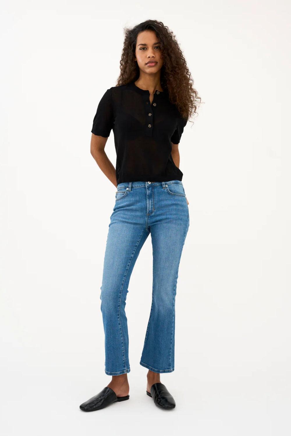 Johanna Kick Flare Jeans Wash Inca