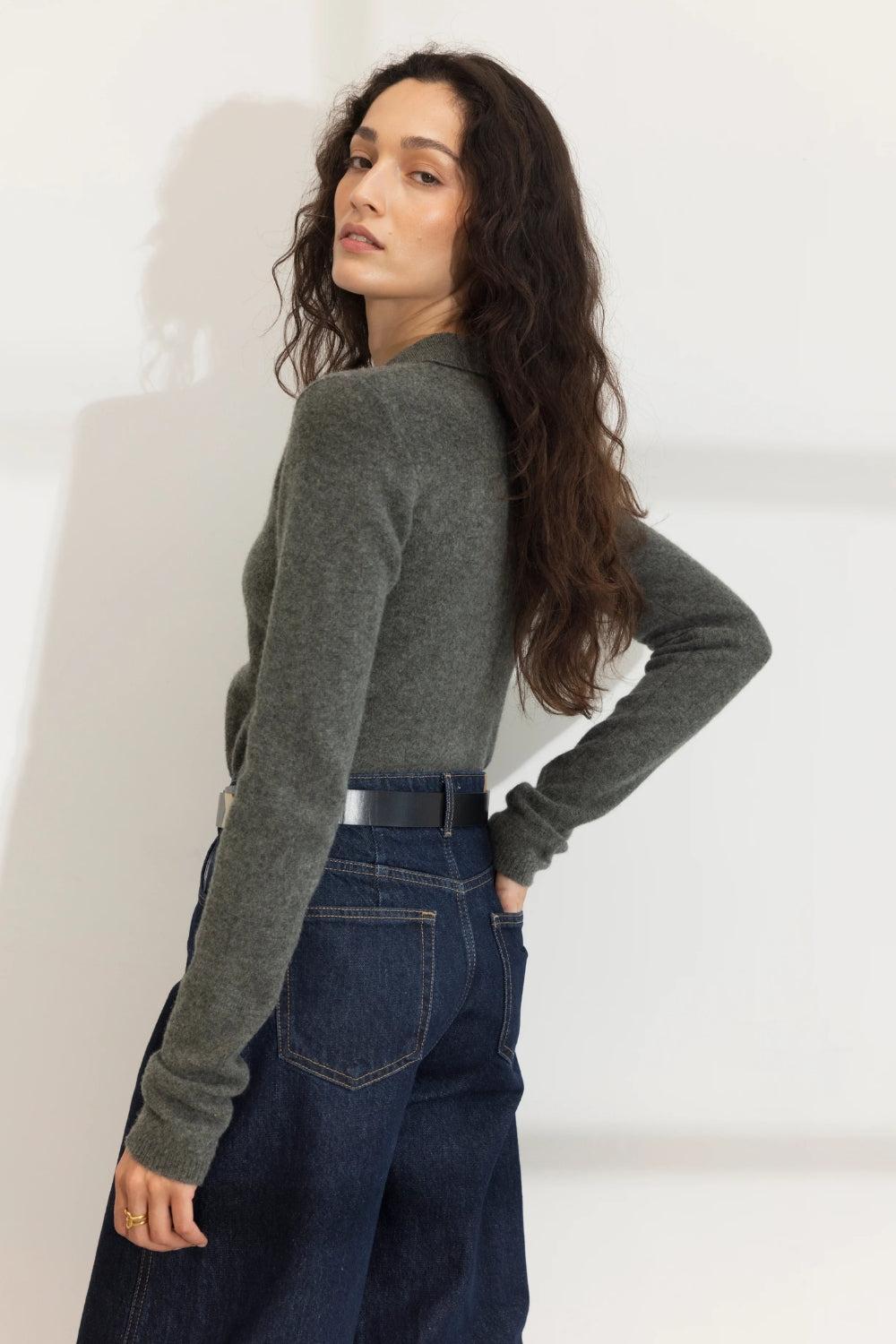 Jolanda Knit Dark Olive