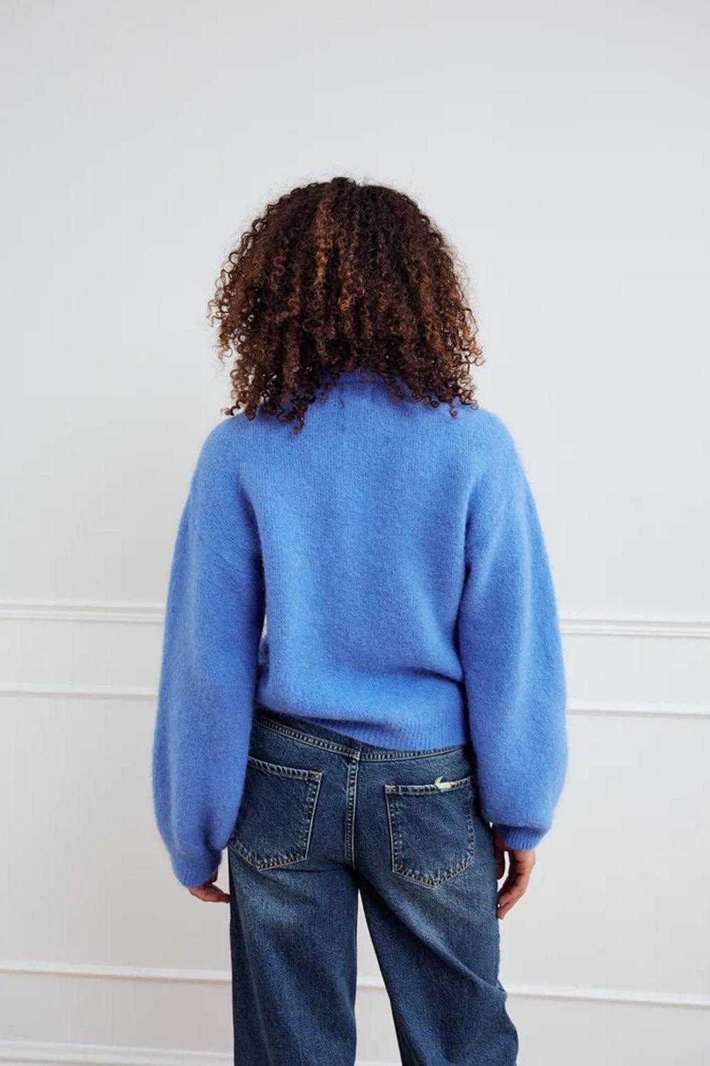 Kae Knit Cardian Dove Blue