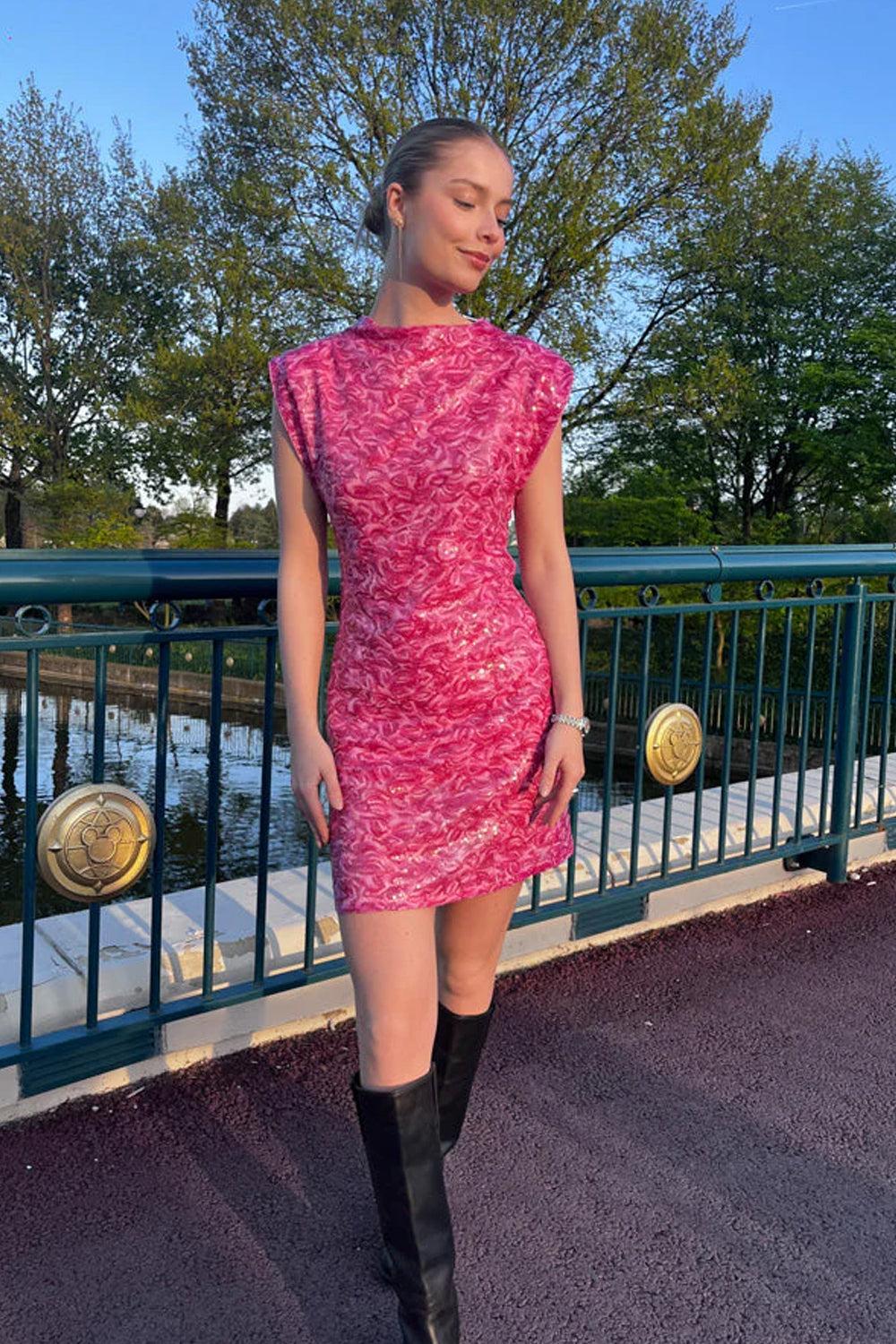 Kali Dress Candy Pink