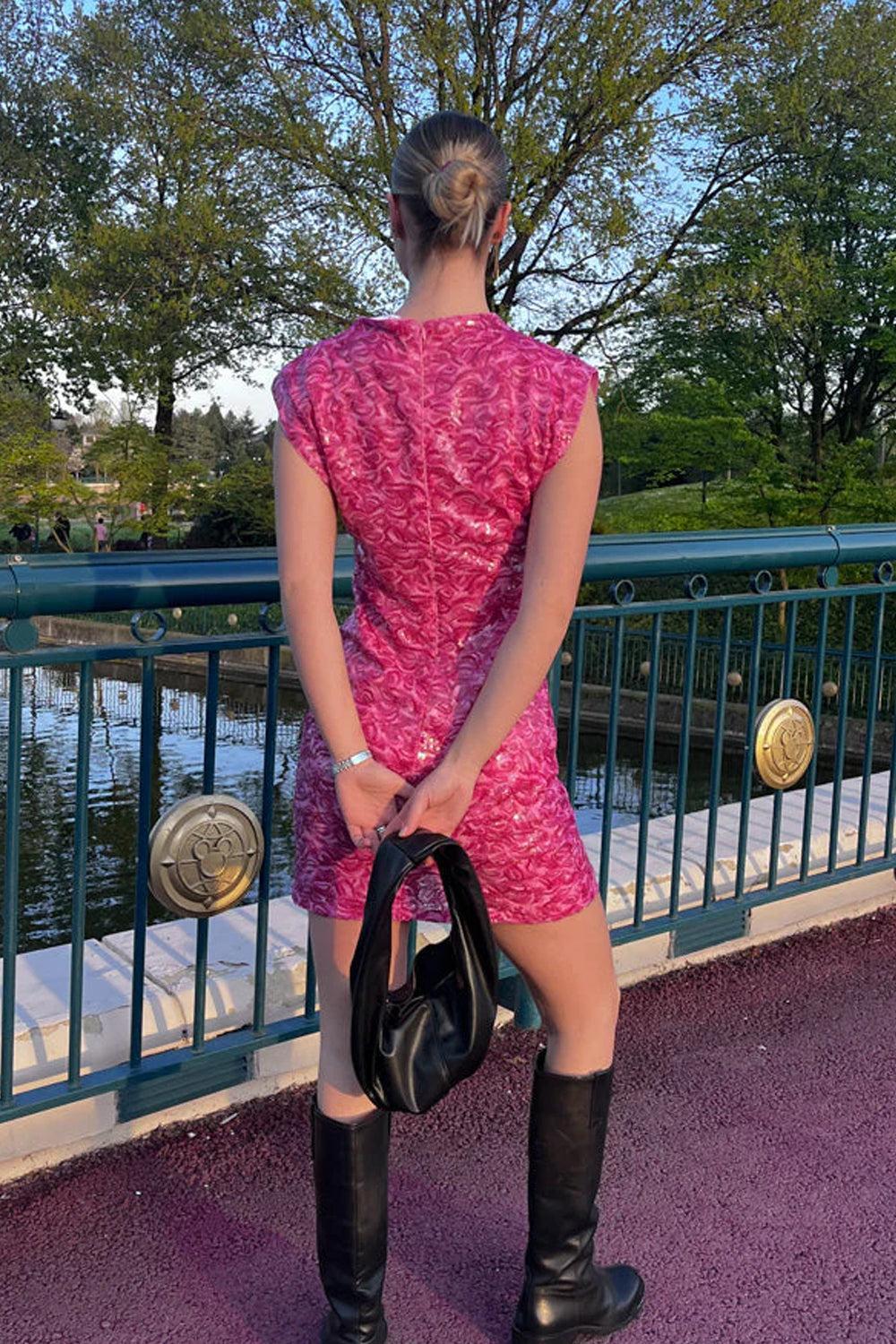 Kali Dress Candy Pink