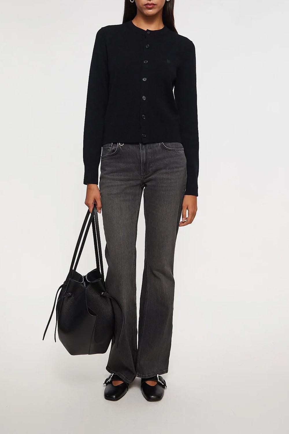 Kara Boot Marmont Washed Black 32"