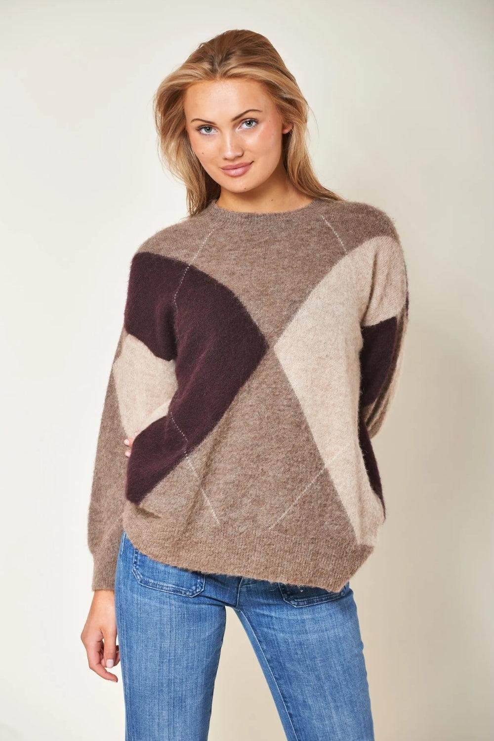 Kayne Argyle Brown Melange Combo