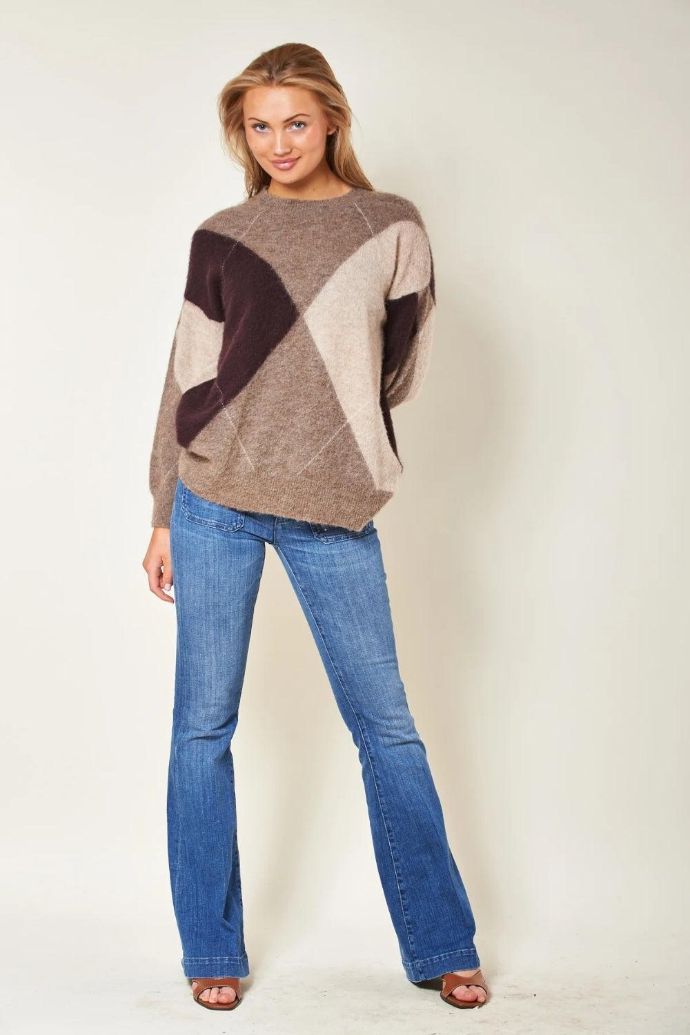 Kayne Argyle Brown Melange Combo