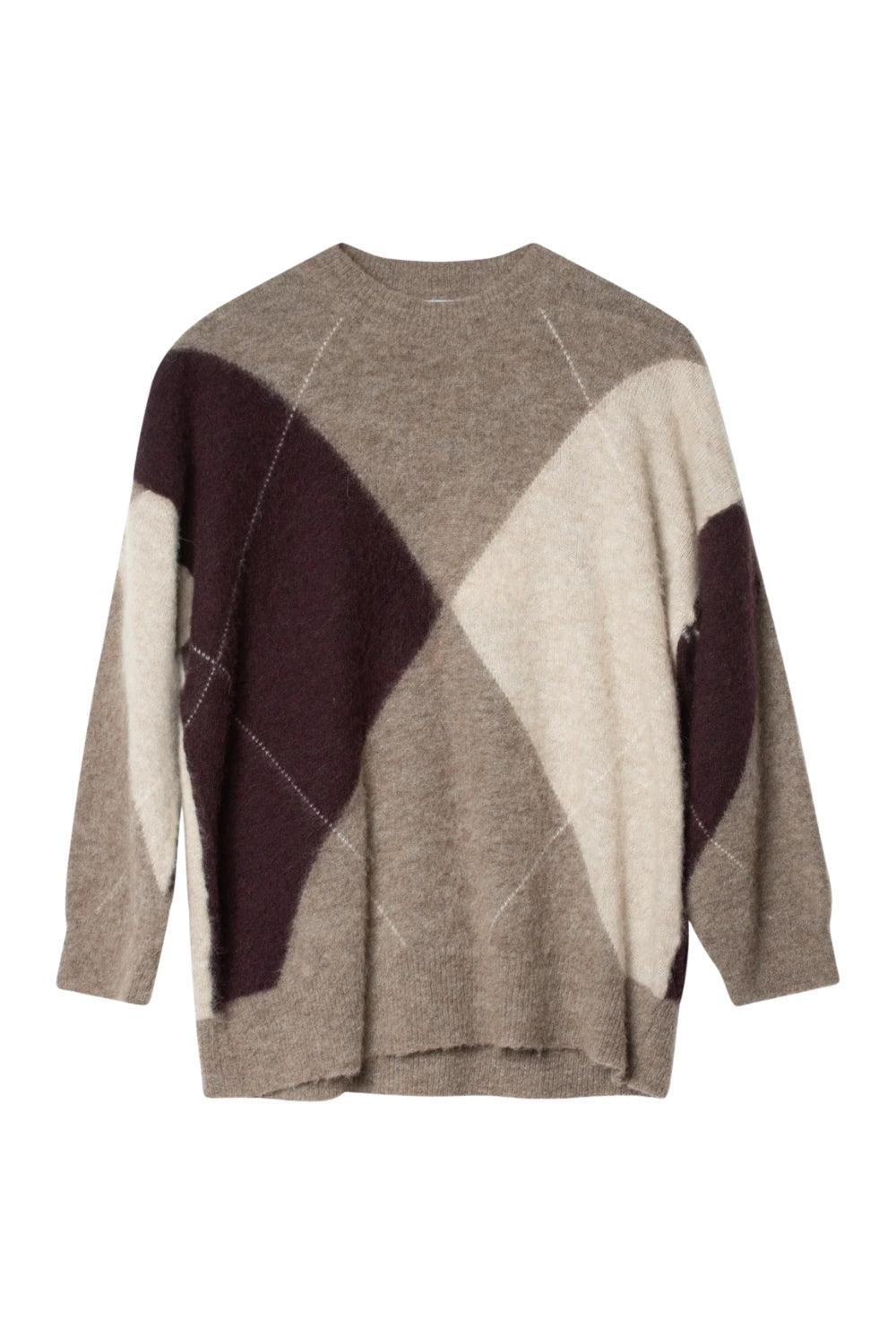 Kayne Argyle Brown Melange Combo