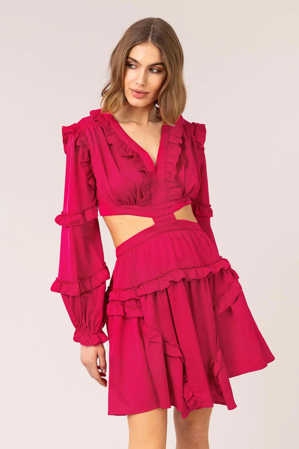 Kelly Dress Raspberry