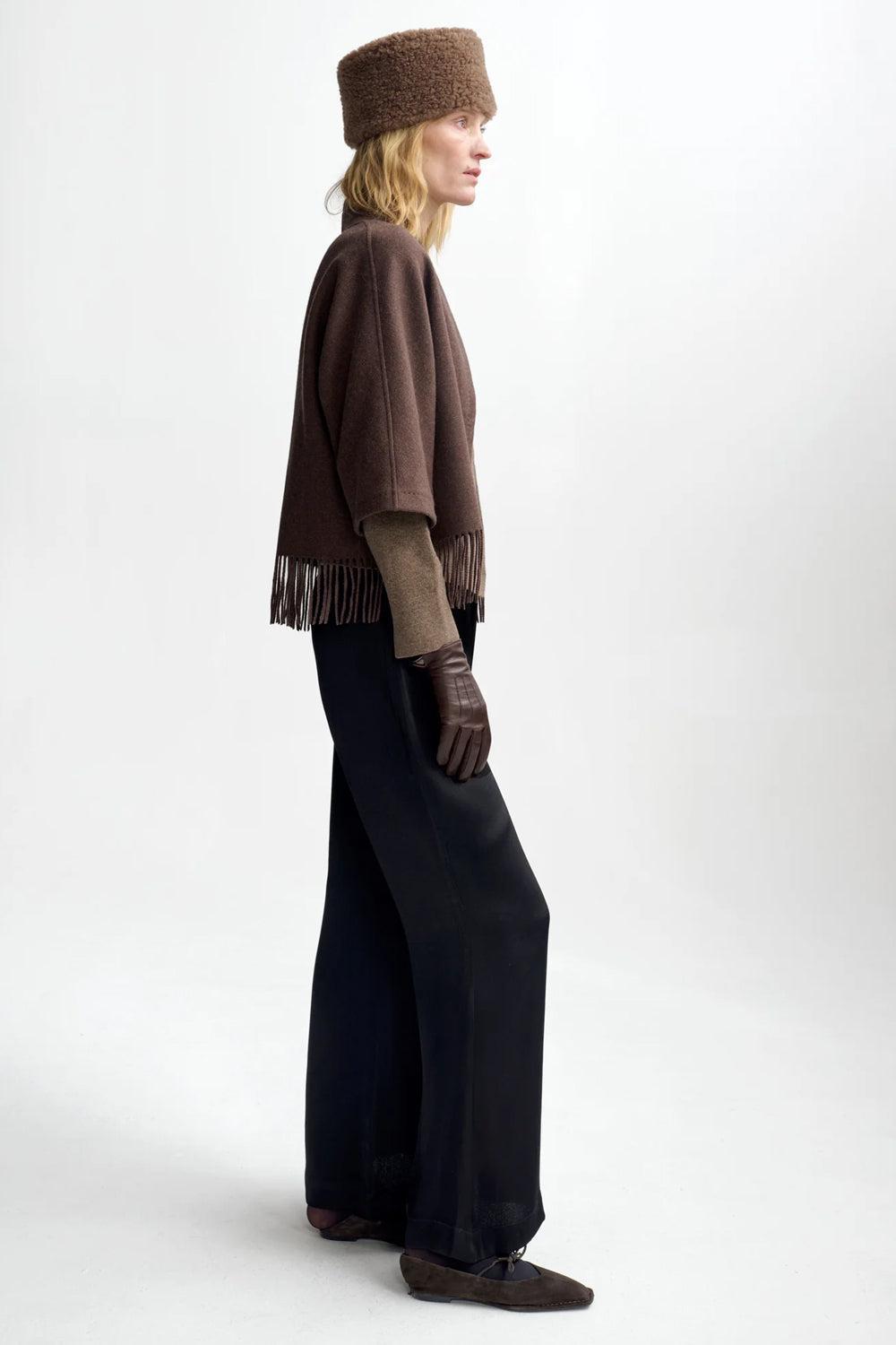 Keyla Lambswool Jacket Brown
