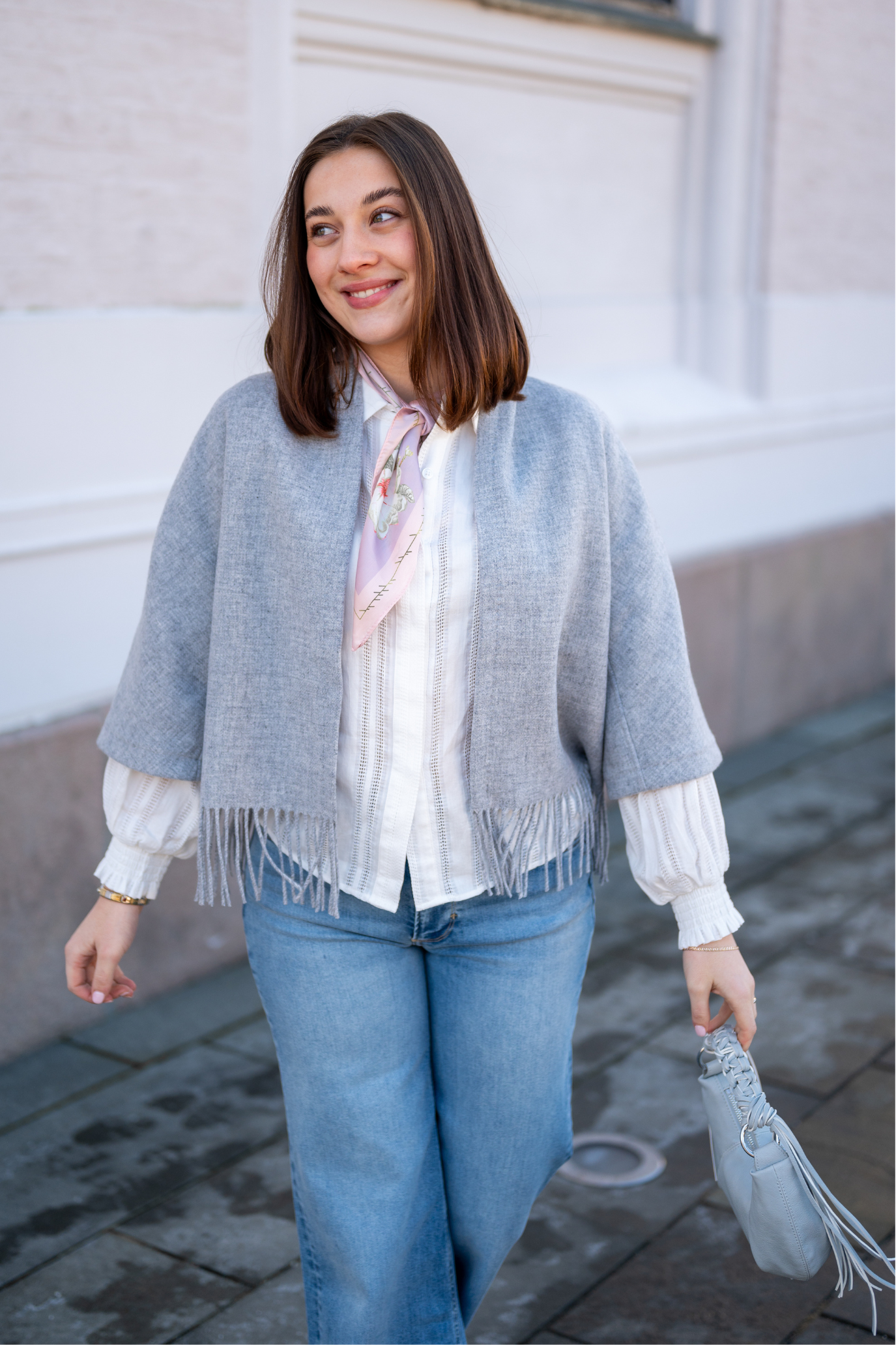 Keyla Lambswool Jacket Lt. Grey Mel