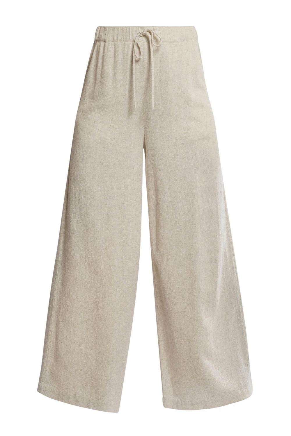 Kylo Linen pants Beige Melange