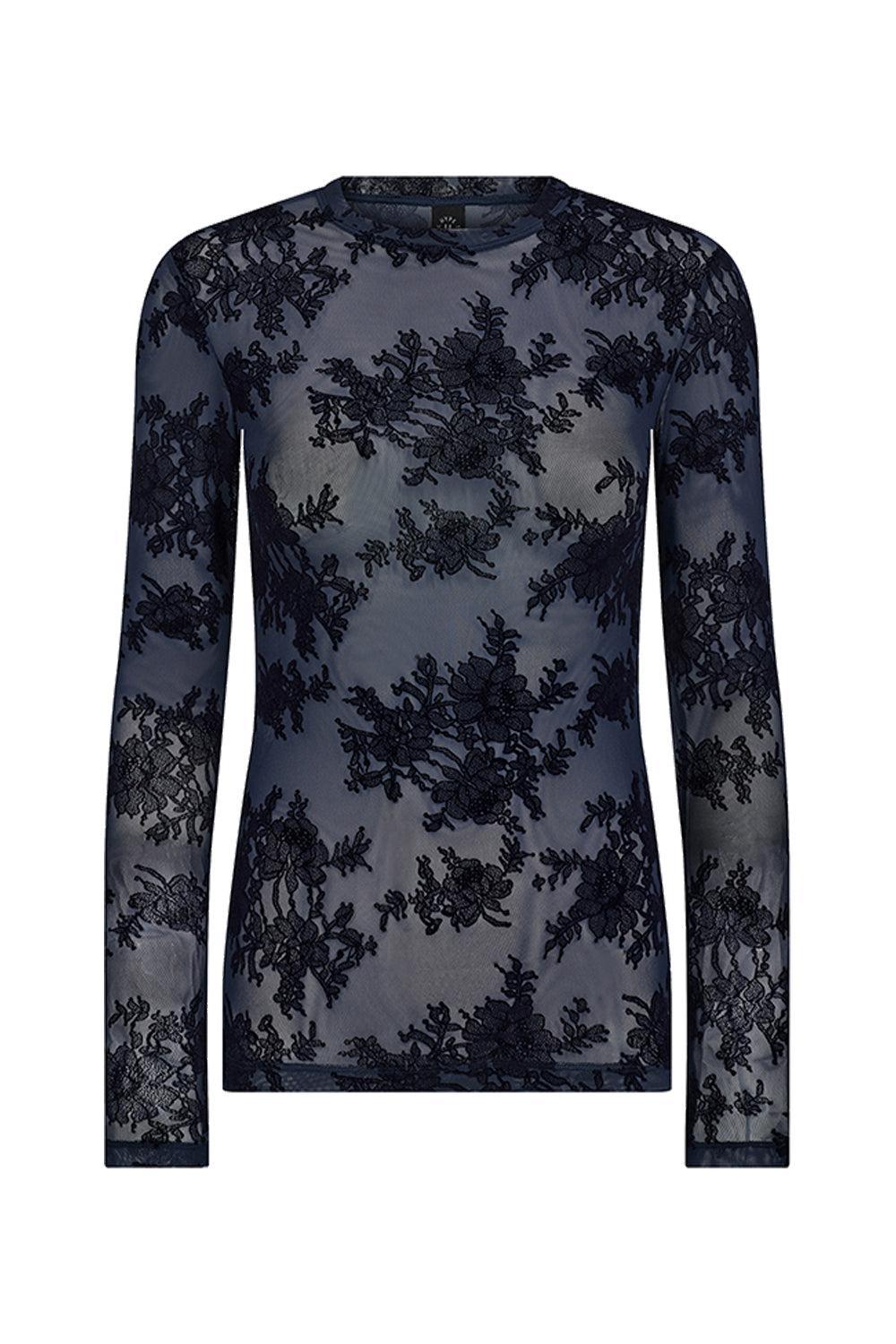 Lace Blouse Blue